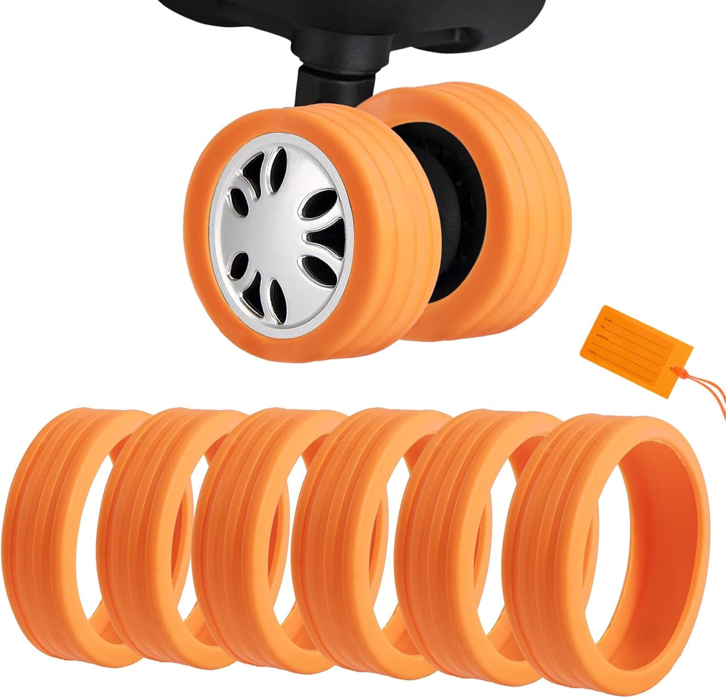 Silicone Suitcase Wheel Cover Protectors