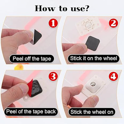 Heavy Duty 360° Rotating Moving Wheels ( Furniture Mover Wheels )