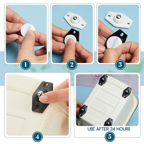 Heavy Duty 360° Rotating Moving Wheels ( Furniture Mover Wheels )